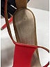 Burberry Color Block Pink Red Sandals Size EU 35 - photo 8