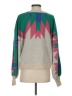 One Grey Day Print Green Pullover Sweater Size S - photo 2