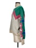 One Grey Day Print Green Pullover Sweater Size S - photo 5