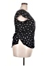Sweet Rain 100% Polyester Stars Black Short Sleeve Top Size XL - photo 4
