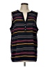 Tommy Hilfiger 100% Polyester Black Sleeveless Blouse Size L (estimated) - photo 1