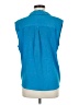 Equipment 100% Silk Blue T-Shirt Size M - photo 2