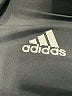Adidas 100% Polyester Solid Black Track Jacket Size M - photo 6