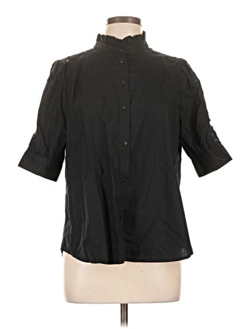 Caslon 3/4 Sleeve Button-Down Shirt (view 1)
