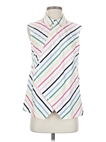 Pearl By Lela Rose Sleeveless Button-Down Shirt (view 1)