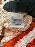 Superdown Color Block Orange Pullover Sweater Size M - photo 8