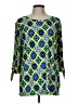 Mud Pie Blue 3/4 Sleeve Blouse Size L - photo 1
