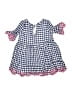 Gap 100% Cotton Checkered-gingham Blue Dress Size 12-18 mo - photo 2