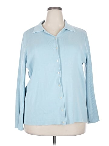 Casual Corner Annex 3/4 Sleeve Button-Down Shirt (view 1)
