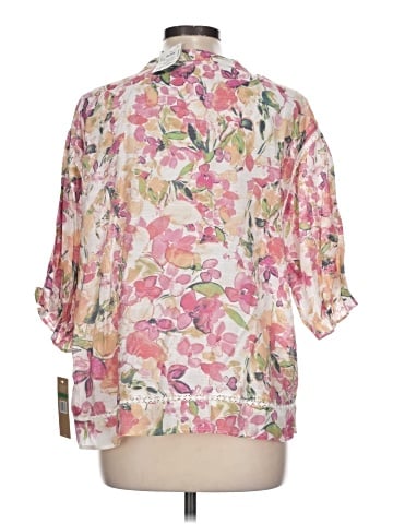 Hope & Harlow 3/4 Sleeve Blouse (view 2)