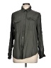 Cotton On 100% Cotton Solid Gray Long Sleeve Button-Down Shirt Size L - photo 1