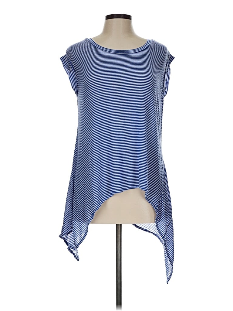 Pre-owned Bcbgmaxazria Sleeveless Blouse In Blue