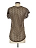 Vanity Brown Short Sleeve Top Size S - photo 2