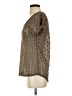 Vanity Brown Short Sleeve Top Size S - photo 5