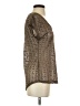 Vanity Brown Short Sleeve Top Size S - photo 4