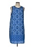 Mud Pie Blue Casual Dress Size L - photo 1
