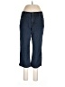 Hannah Chevron-herringbone Blue Jeans Size 12 - photo 1