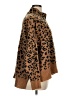 Glamour 100% Acrylic Animal Print Brown Turtleneck Sweater Size XL - photo 4