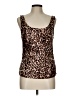Black Tape_ Brown Sleeveless Top Size L - photo 1