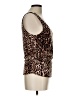 Black Tape_ Brown Sleeveless Top Size L - photo 4