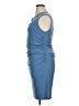Marina Solid Blue Cocktail Dress Size 16 - photo 5