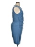Marina Solid Blue Cocktail Dress Size 16 - photo 4