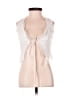 Assorted Brands Ivory Sleeveless Blouse Size XXS (estimated) - photo 1