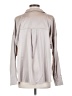 Maronie Metallic Silver Long Sleeve Blouse Size S - photo 2