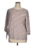 Bobeau Gray 3/4 Sleeve Top Size 1X - photo 1