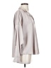 Maronie Metallic Silver Long Sleeve Blouse Size S - photo 4