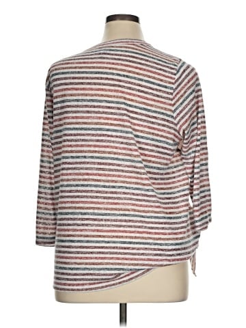 Bobeau 3/4 Sleeve Top (view 2)
