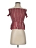 Assorted Brands Burgundy Short Sleeve Top Size XXS (estimated) - photo 1