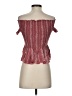 Assorted Brands Burgundy Short Sleeve Top Size XXS (estimated) - photo 2