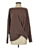 White Birch Brown Long Sleeve Top Size S - photo 1