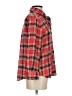 Marc Jacobs 100% Silk Plaid Red Long Sleeve Silk Top Size 4 - photo 4