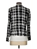 Ella Moss 100% Rayon Checkered-gingham Silver Blazer Size S - photo 2