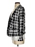 Ella Moss 100% Rayon Checkered-gingham Silver Blazer Size S - photo 5