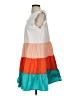 THML 100% Cotton Color Block White Casual Dress Size S - photo 5