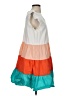 THML 100% Cotton Color Block White Casual Dress Size S - photo 4
