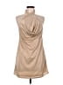Le Lis Metallic Tan Cocktail Dress Size L - photo 1