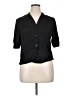 T Tahari 100% Polyester Black 3/4 Sleeve Blouse Size L - photo 1