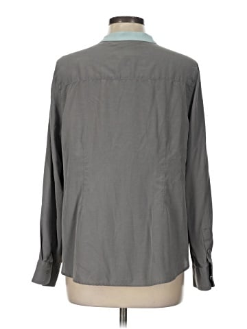 Soft Surroundings Long Sleeve Silk Top (view 2)