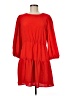 CeCe Solid Red Casual Dress Size M - photo 1