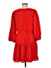 CeCe Solid Red Casual Dress Size M - photo 2