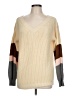 Unbranded 100% Acrylic Color Block Yellow Pullover Sweater Size L - photo 1