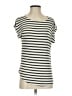 Green Envelope Stripes Ivory Short Sleeve T-Shirt Size S - photo 1