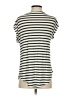 Green Envelope Stripes Ivory Short Sleeve T-Shirt Size S - photo 2