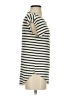 Green Envelope Stripes Ivory Short Sleeve T-Shirt Size S - photo 4