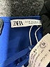 Zara Solid Blue Jumpsuit Size M - photo 4