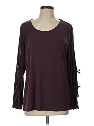Indigo Rose 3/4 Sleeve Top (view 1)